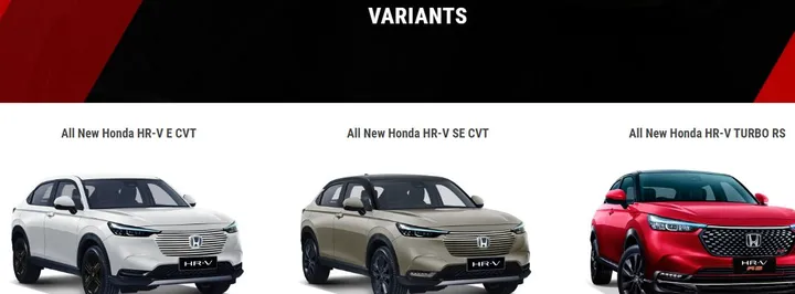 Honda All New HR-V 2022 Resmi Meluncur: Harga & Tipe Terbaru