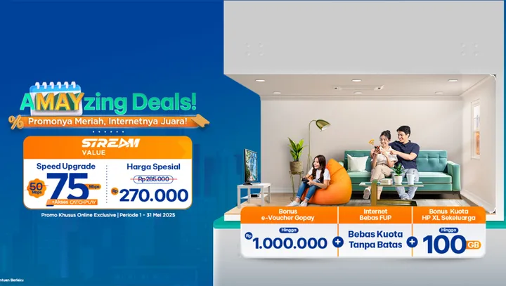 Internet Unlimited XL SATU: Promo AMAYzing Deals Tanjung Pinang