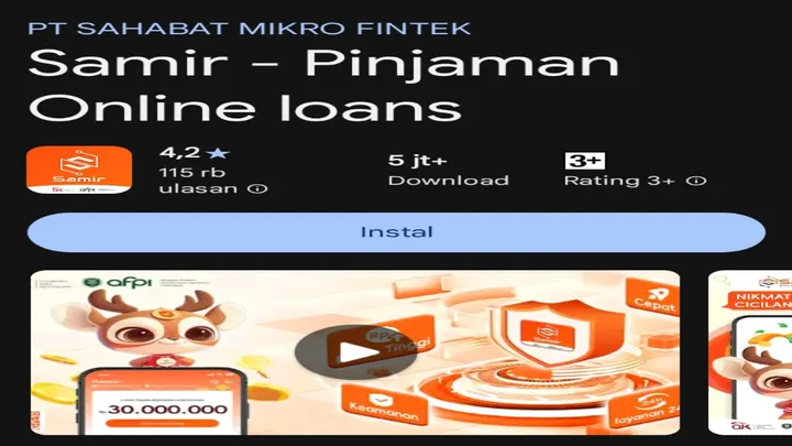Pinjaman Kilat Cair 5 Menit? SAMIR: Resmi OJK, Bunga Rendah