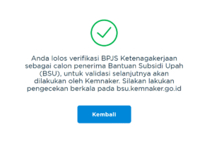 CEK SEKARANG! Status BSU 2025 Anda Sudah Diverifikasi?