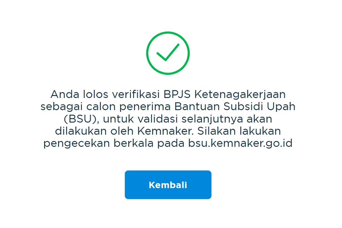 CEK SEKARANG! Status BSU 2025 Anda Sudah Diverifikasi?