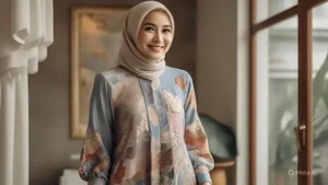 Gamis Motif Kekinian: Tampil Muda & Fresh di Usia 40-an