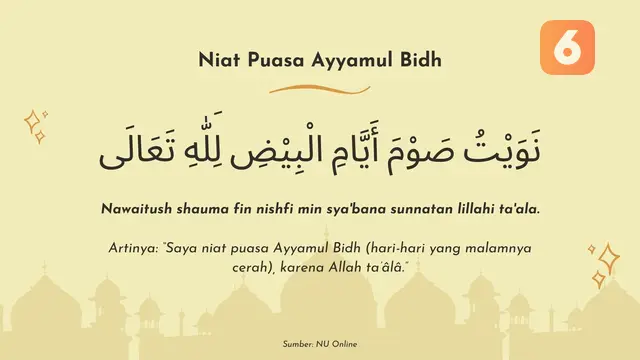 Puasa Ayyamul Bidh 10 Juni 2025: Amalan Sunnah Penuh Berkah