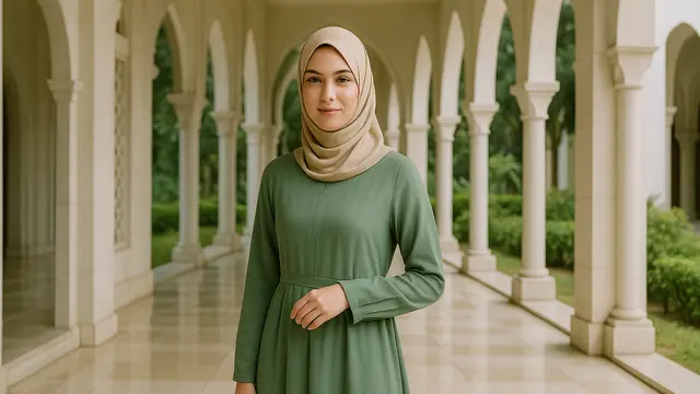 Rahasia Tampil Anggun: 10 Jilbab Terbaik untuk Gamis Hijau Sage