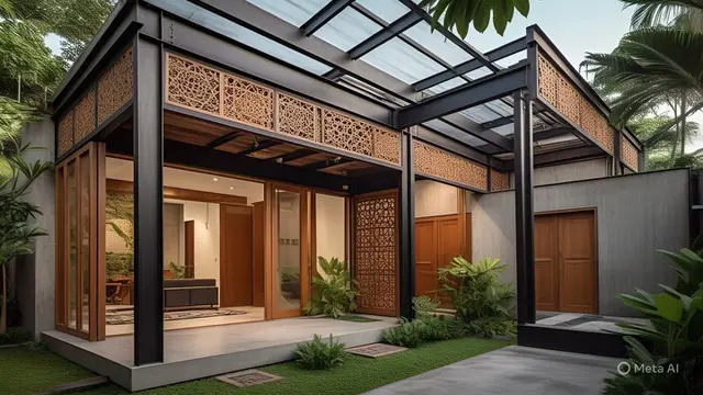 Rumah Industrial Tropis Islami 2025: 6 Desain Inspiratif